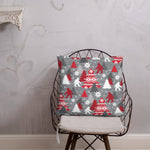 Christmas Double Print Accent Pillow - 2 Sizes Available