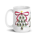 Christmas Mug - Sasquatch tree and Santa Squatch