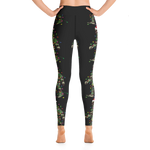 Christmas Yoga Leggings - Women's - Green Santa Squatch