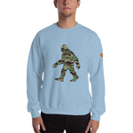 Unisex Sweatshirt - Green Camo, phrase on back