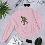 Unisex Sweatshirt - Green Camo Sasquatch